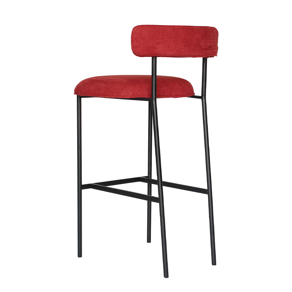 Home Bar Seating - # Moderner nordischer Barhocker mit Lederbezug,