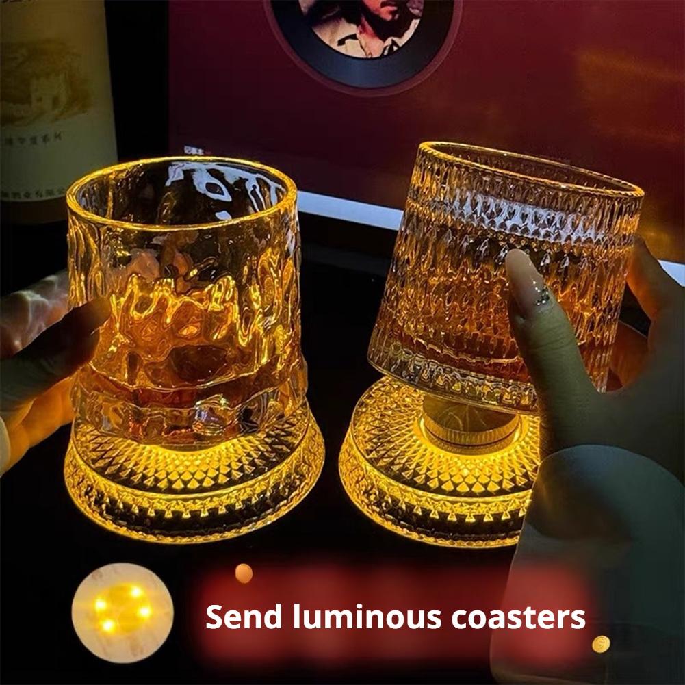 Whiskygläser, rotierendes Whis – Highball Glass Set Bewertung und Preis