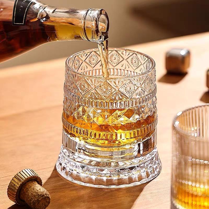 Whiskygläser, rotierendes Whis – Highball Glass Set Bewertung und Preis