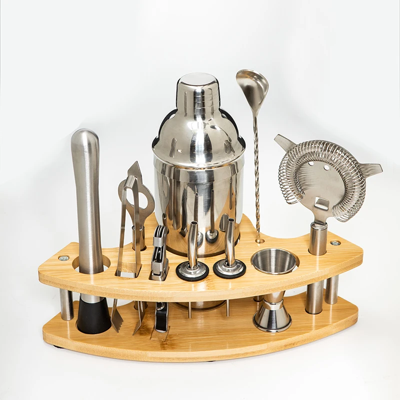 11 stücke Edelstahl Barkeeper  – Boston Shaker Set Bewertung und Preis